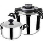POWERCOOK SİYAH DÜDÜKLÜ TENCERE SETİ 4+7 LT