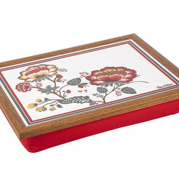 KANAVİÇE DESENLİ CEVİZ AĞACI KEYİF TEPSİSİ 32.5X42CM - Görsel 3