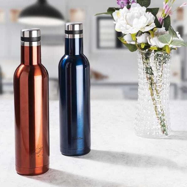 KIRMIZI PASLANMAZ ÇELİK TERMOS 750ML - Görsel 3