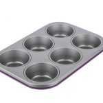 RENKLİ 6LI MUFFIN KALIBI 27X18CM