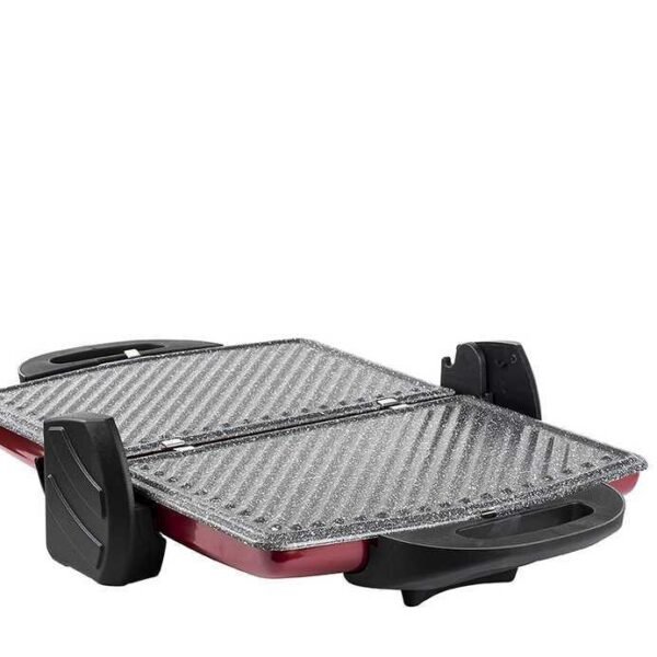 GRANİT WAFFLE VE DÜZ PLAKALI VİŞNE IZGARA VE TOST MAKİNESİ - Görsel 4