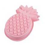 AÇIK PEMBE ANANAS ŞEKİLLİ SİLİKON KEK KALIBI