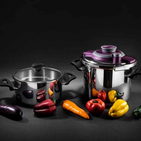 POWERCOOK MOR DÜDÜKLÜ TENCERE SETİ 4+7 LT - Görsel 3