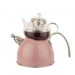 CHEF NATURE PEMBE DÜDÜKLÜ ÇAYDANLIK TK. 980ML 2300ML