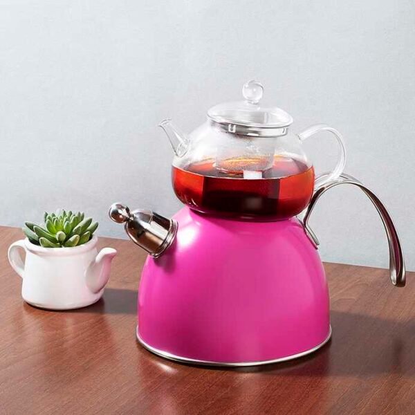 FUŞYA DÜDÜKLÜ ÇAYDANLIK TK. 980ML 2300ML - Görsel 5