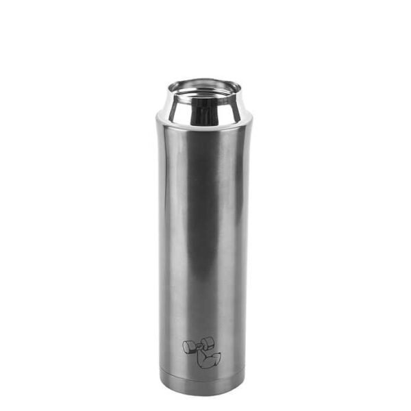 GRİ PASLANMAZ ÇELİK TERMOS 450ML - Görsel 3