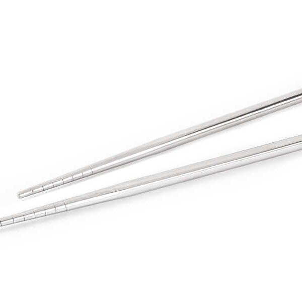 TEDEMEI PASLANMAZ ÇELİK CHOPSTICK VE KAŞIKLI DİKDÖRTGEN YEMEK TAŞIMA KABI 1.3L - Görsel 4