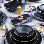 Royal Black 6 Kişilik 27 Parça Yemek Takımı