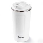 BEYAZ COFFEE YAZILI PASLANMAZ ÇELİK TERMOS BARDAK 500ML