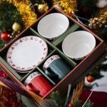 Santa 2 Kişilik 6 Parça Kupa-Kase Takımı