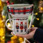 Santa 2 Parça Kupa-Kase Takımı